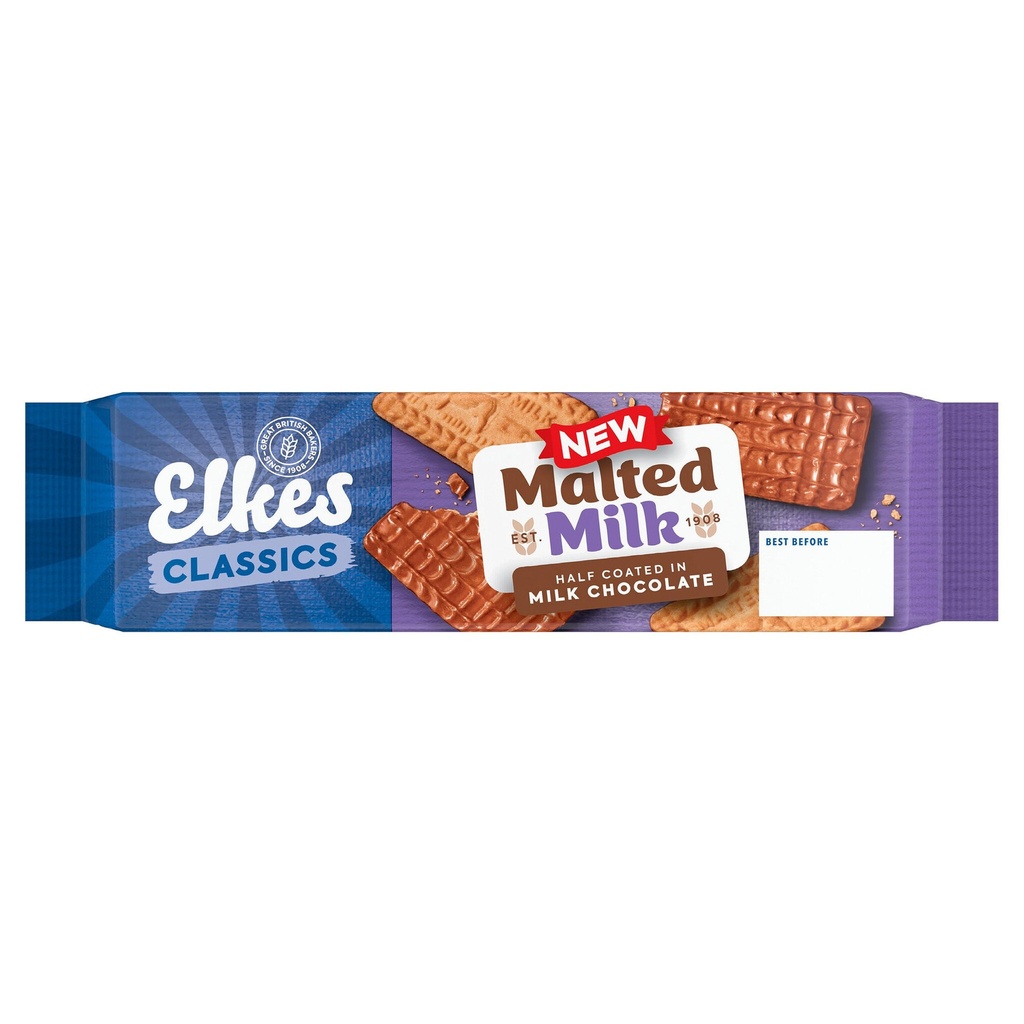 [104119] Elkes Milk Chocolate Malted Milk 250g