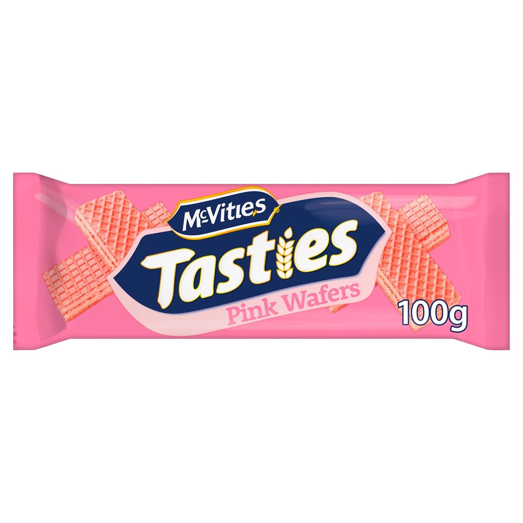 [104845] McVities Tasties Pink Wafer Biscuits 100g