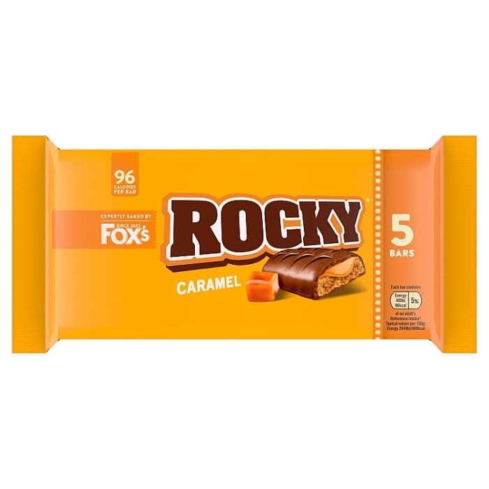[01FOXR09] Foxs Rocky Caramel 5 Bars