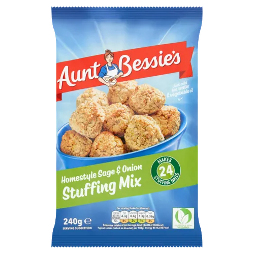 [FG06184] Aunt Bessies Sage & Onion Stuffing 240g