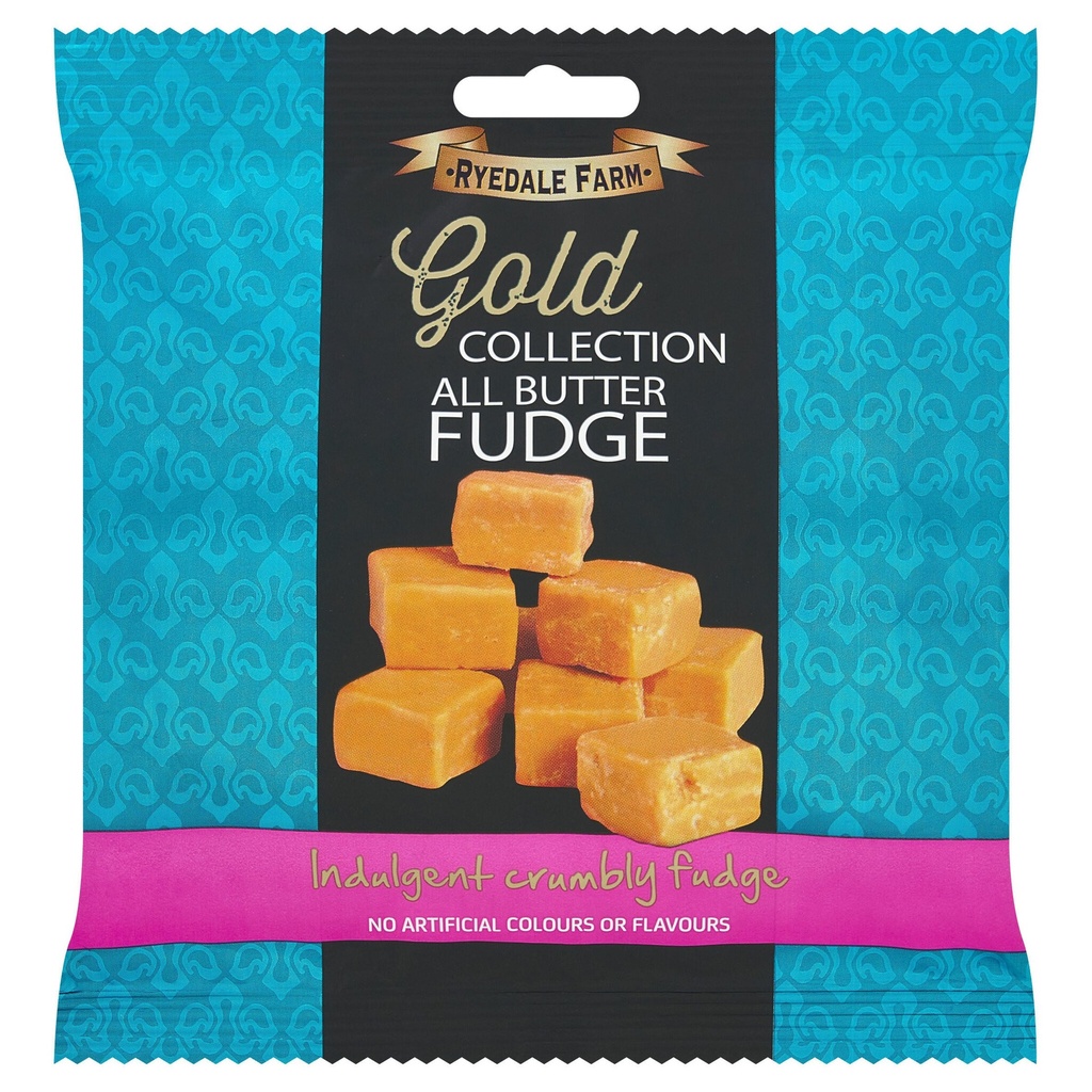 [68787] Ryedale Farm Gold Collection All Butter Fudge 160g