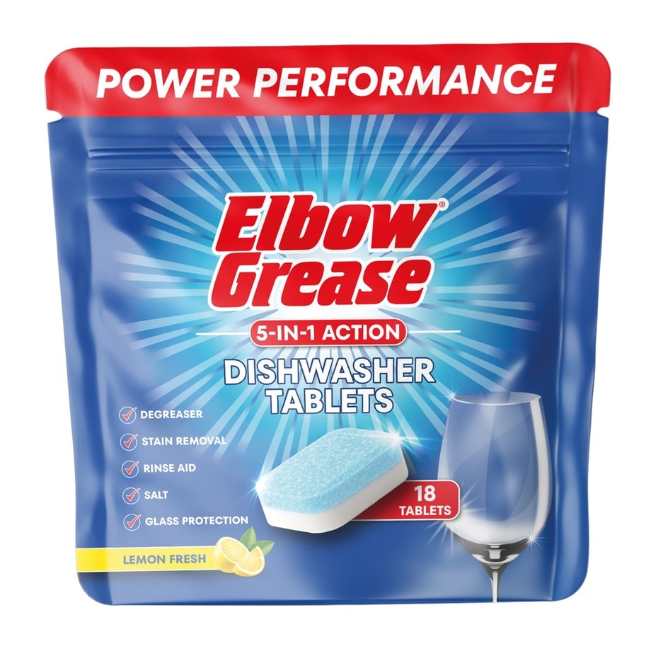 [048240] Elbow Grease 18x Dishwasher Tablets