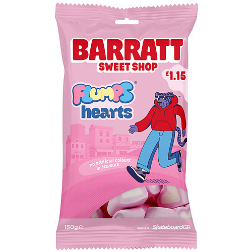 [129248] PROMO Barratts Flump Hearts 130g