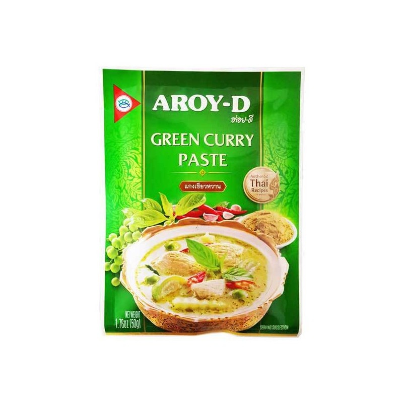 [722270] Aroy D Green Curry Paste 50g