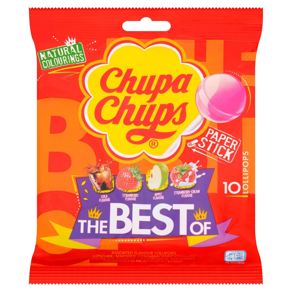 [06CHUL01] Chupa Chups Best of Lollies 10pk