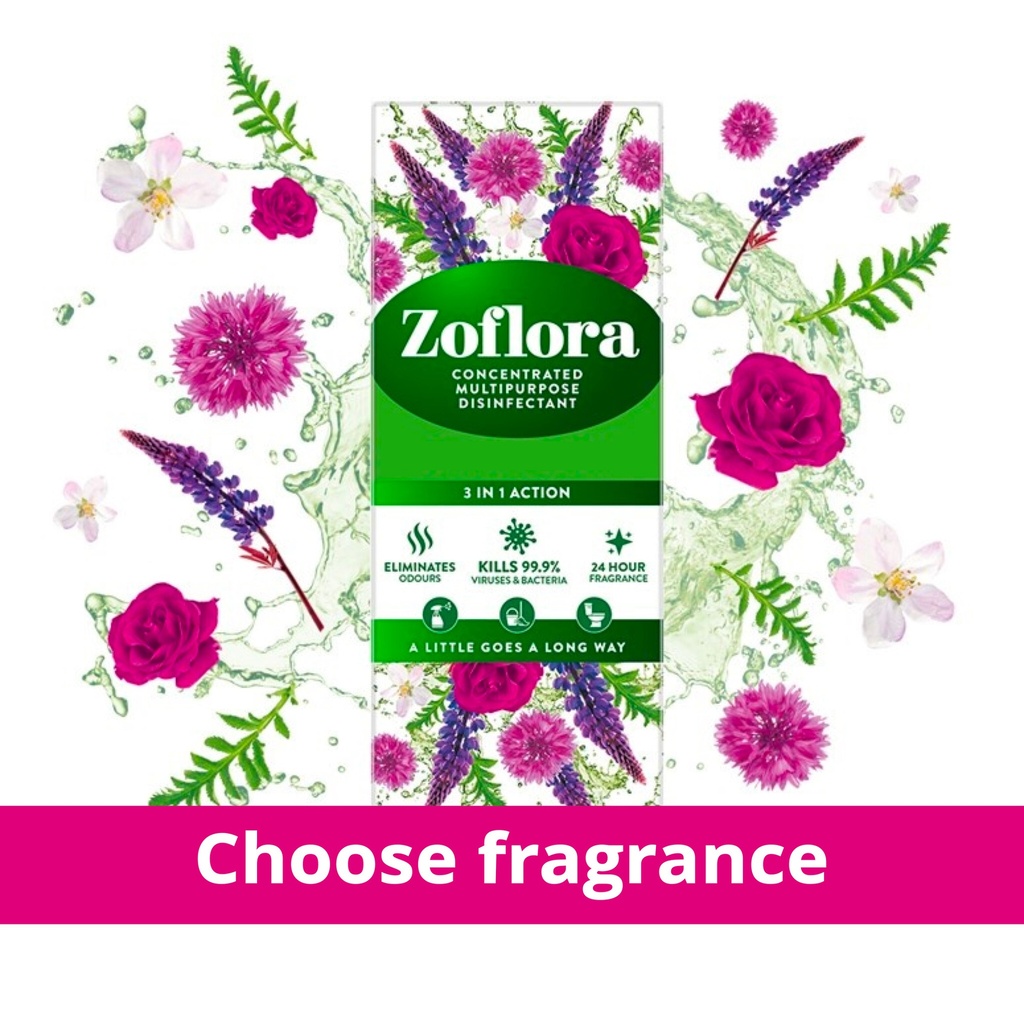 Zoflora Disinfectant 120ml Lemon Zing