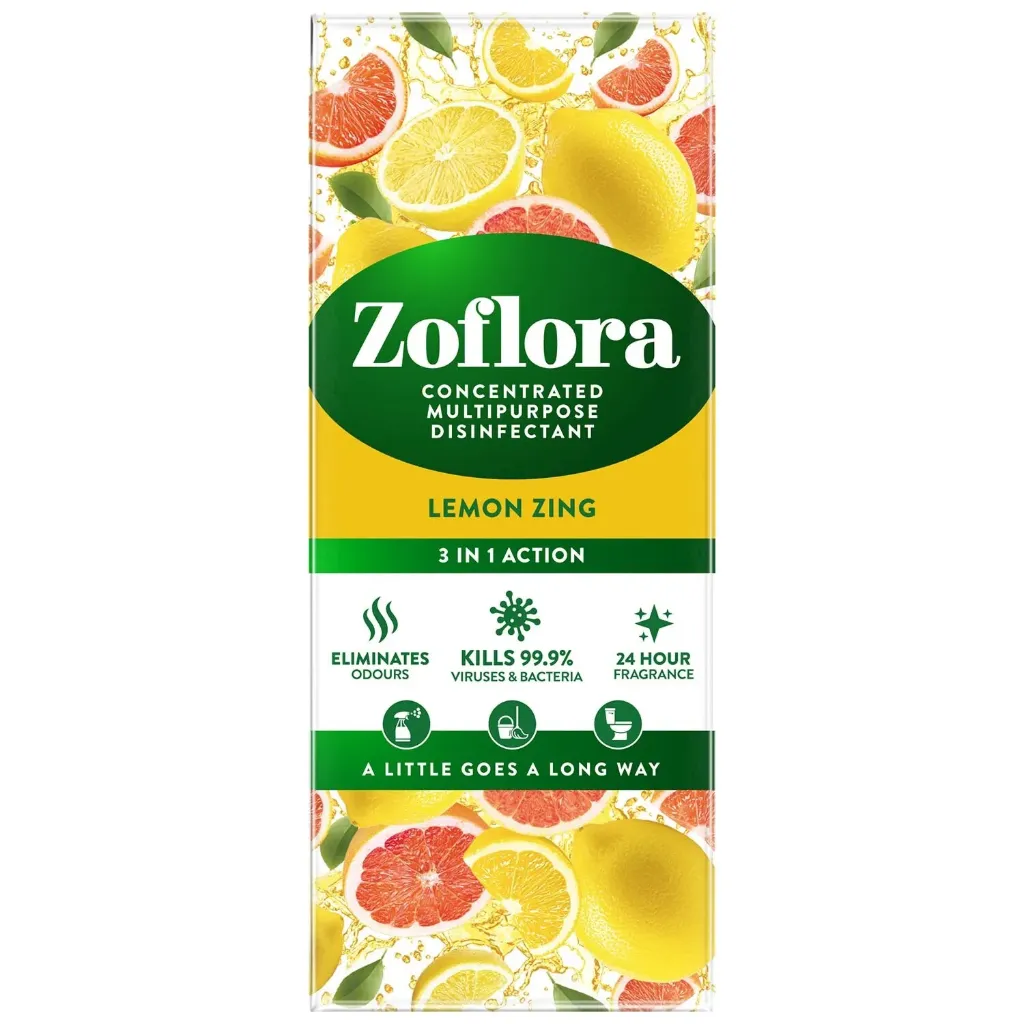 [ZOF-ZING] Zoflora Disinfectant 120ml Lemon Zing