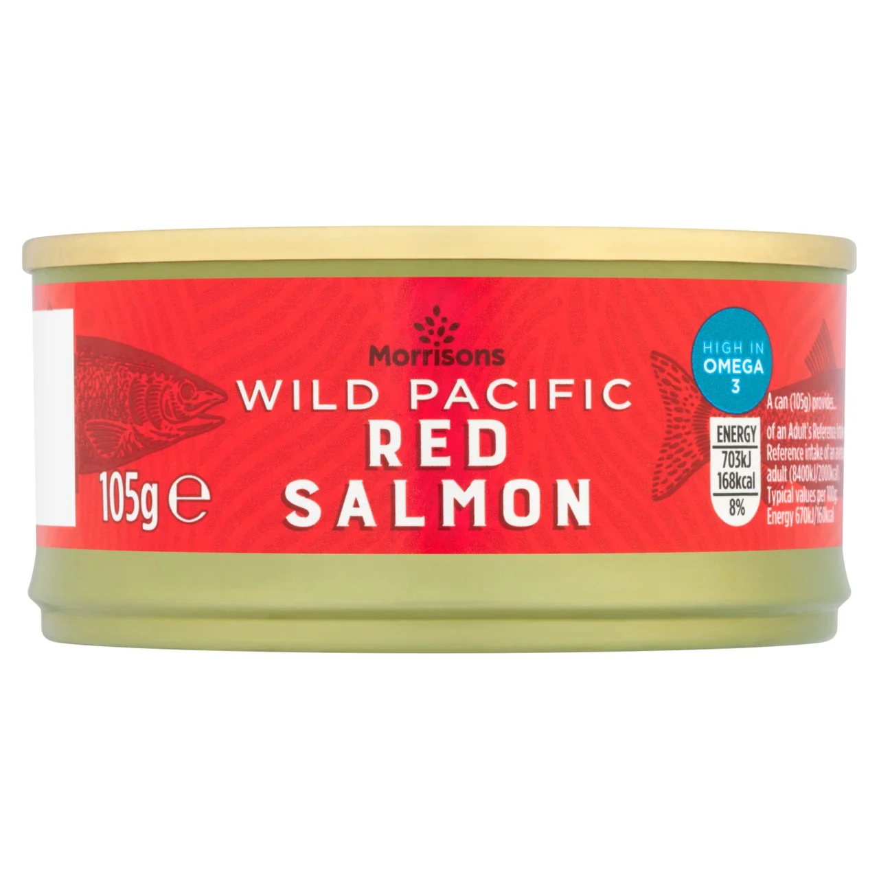 [108115678 DNR] Morrisons Wild Pacific Red Salmon 105g