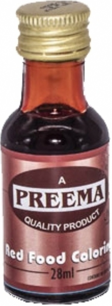 Preema Red Liquid Food Colouring 28ml