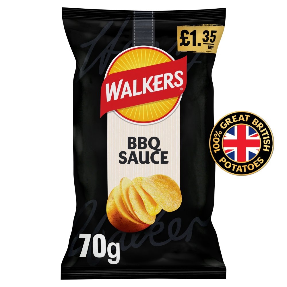 [127534] Walkers BBQ Crisps 70g