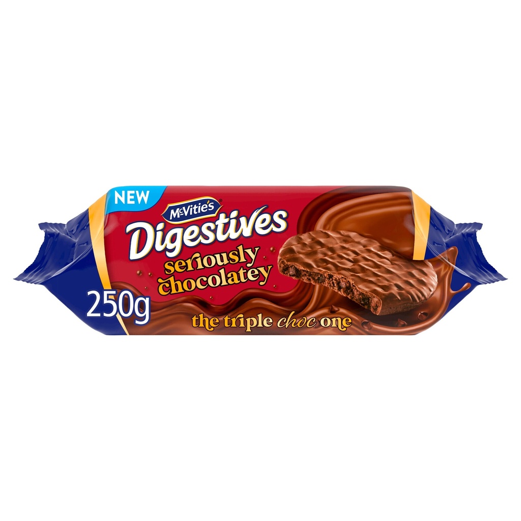 [102260 DNR] McVities Seriously Chocolatey Digestive Biscuits 250g