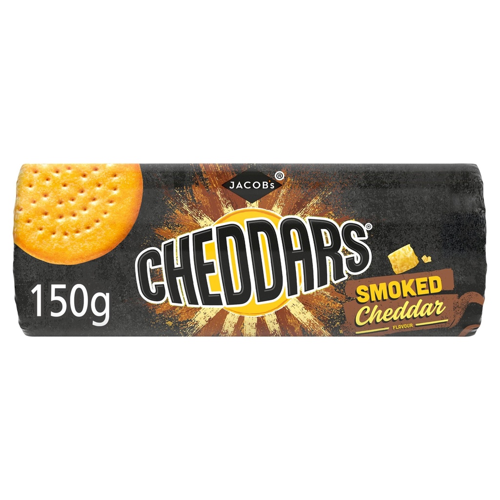 [104783] Jacobs Cheddars Smoked Cheese Biscuits 150g