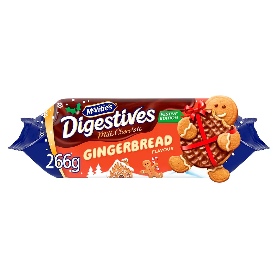 McVities Digestive Milk Chocolate Gingerbread 266g