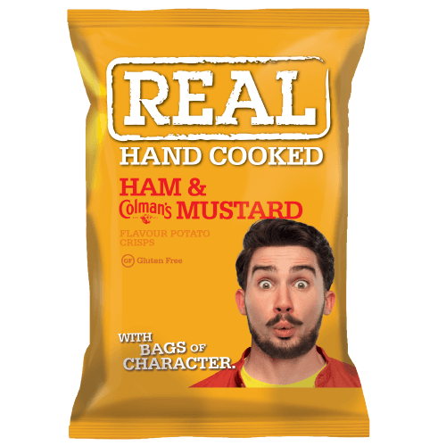 [7001] Real Crisps Ham & Mustard 35g