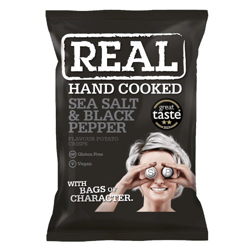 [6999] Real Crisps Sea Salt & Black Pepper 35g