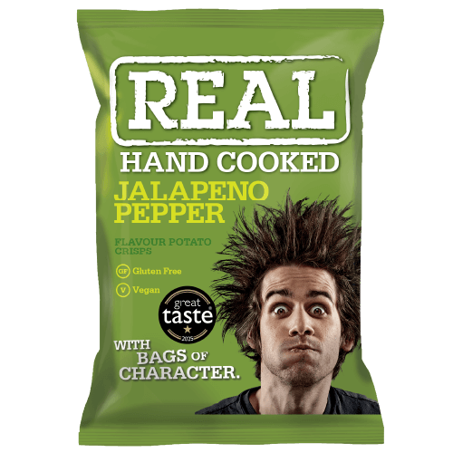 Real Crisps Jalapeno Pepper 35g
