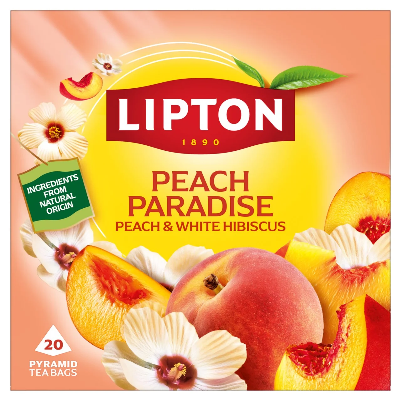 [184555] Lipton Peach Paradise Tea Bags 20's