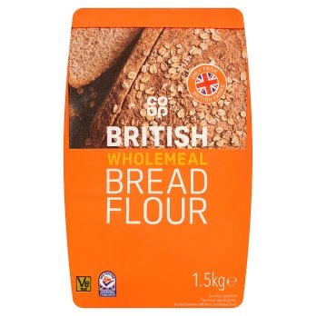 Co-op British Wholemeal Bread Flour 1.5kg