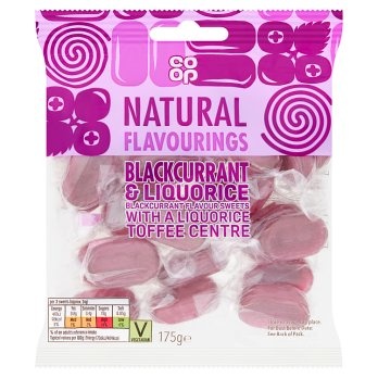[1019767] Co-op Blackcurrant & Liquorice 175g
