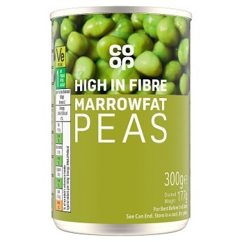 Co-op Marrowfat Processed Peas 300g