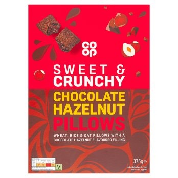 [1017350] Co-op Chocolate Hazelnut Pillows 375g