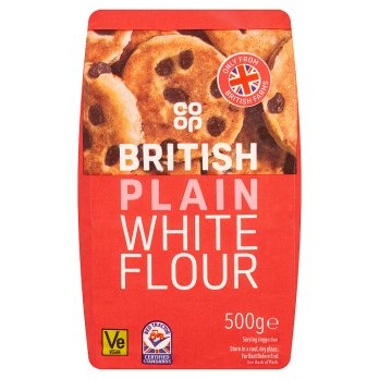 Co-op British Plain White Flour 500g