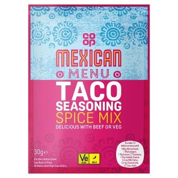 Co-op Mexican Taco Seasoning Spice Mix 30g