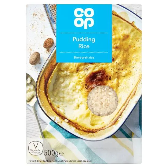 Co-op Short Grain Pudding Rice 500g