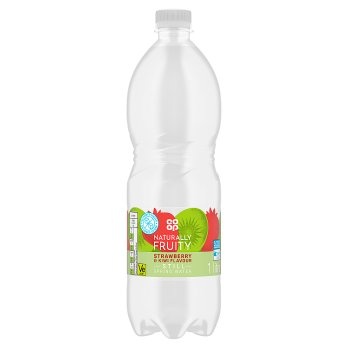 [1017492] Co-op Still Strawberry & Kiwi Flavour Water 1 Litre