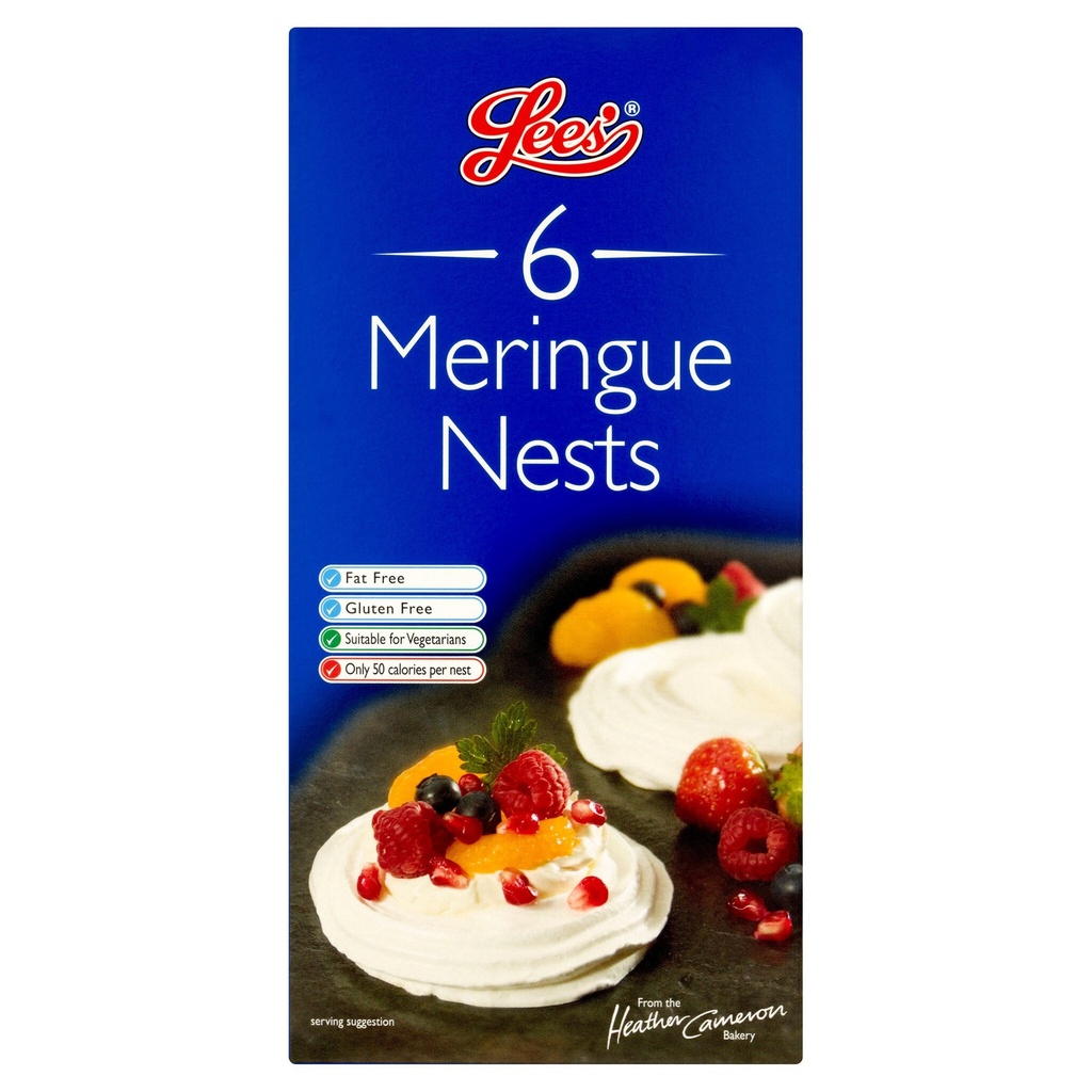 [1072706] Lees 6 Meringue Nests 6 Pack