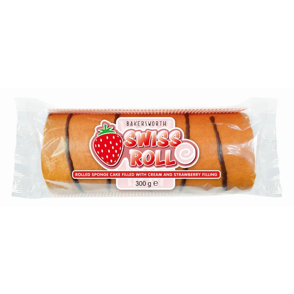 [95394] Bakersworth Swiss Roll 300g