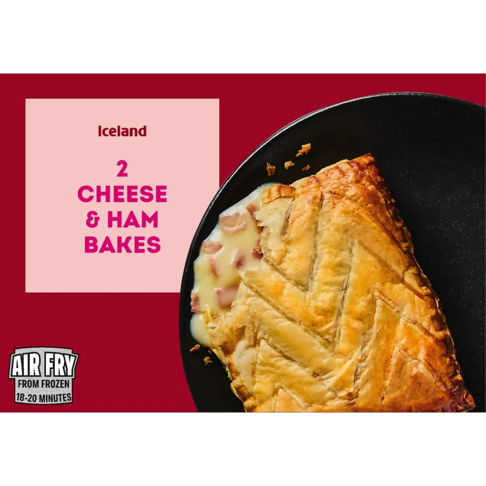 [31497] Iceland 2 Cheese & Ham Bakes 260g