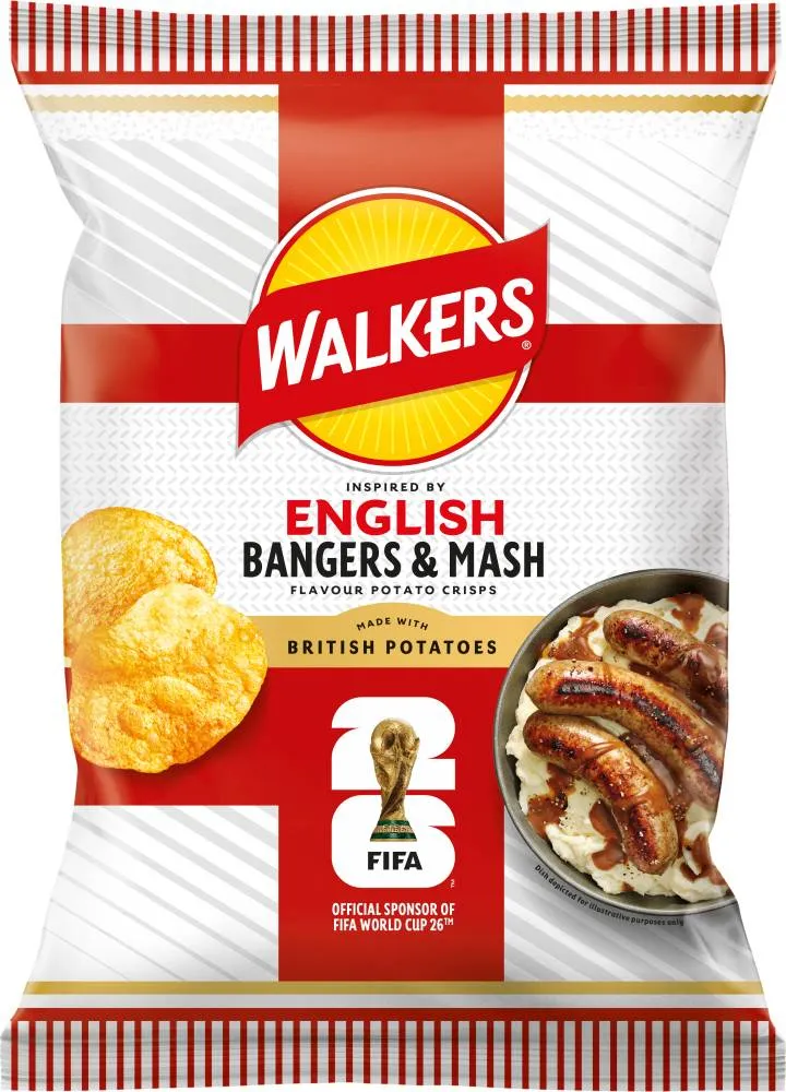 Walkers English Bangers & Mash Crisps 150g