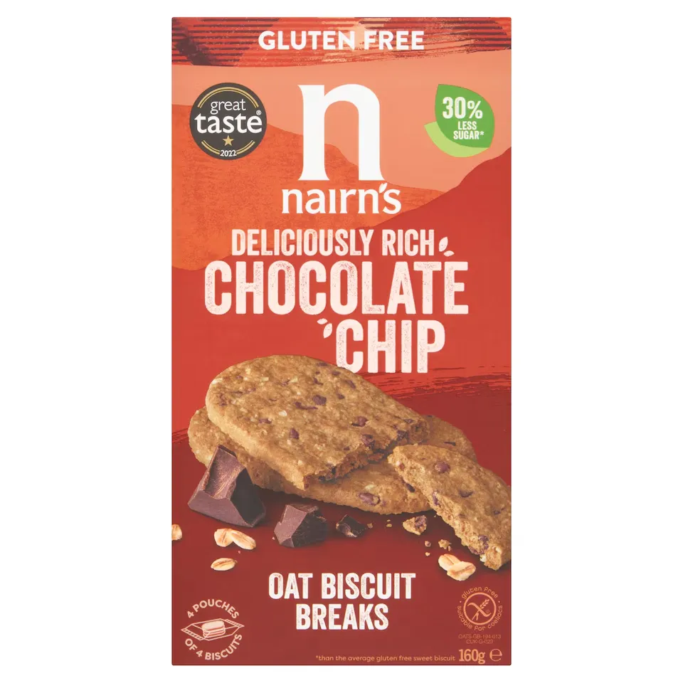 Nairns Chocolate Chip Oat Biscuit Breaks 160g
