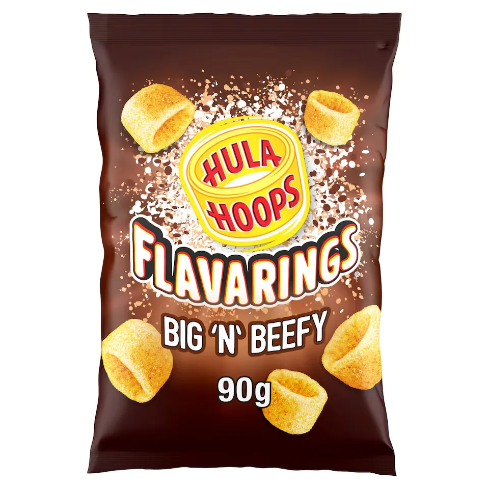 [185185] Hula Hoops Flavarings Big'N'Beefy 90g