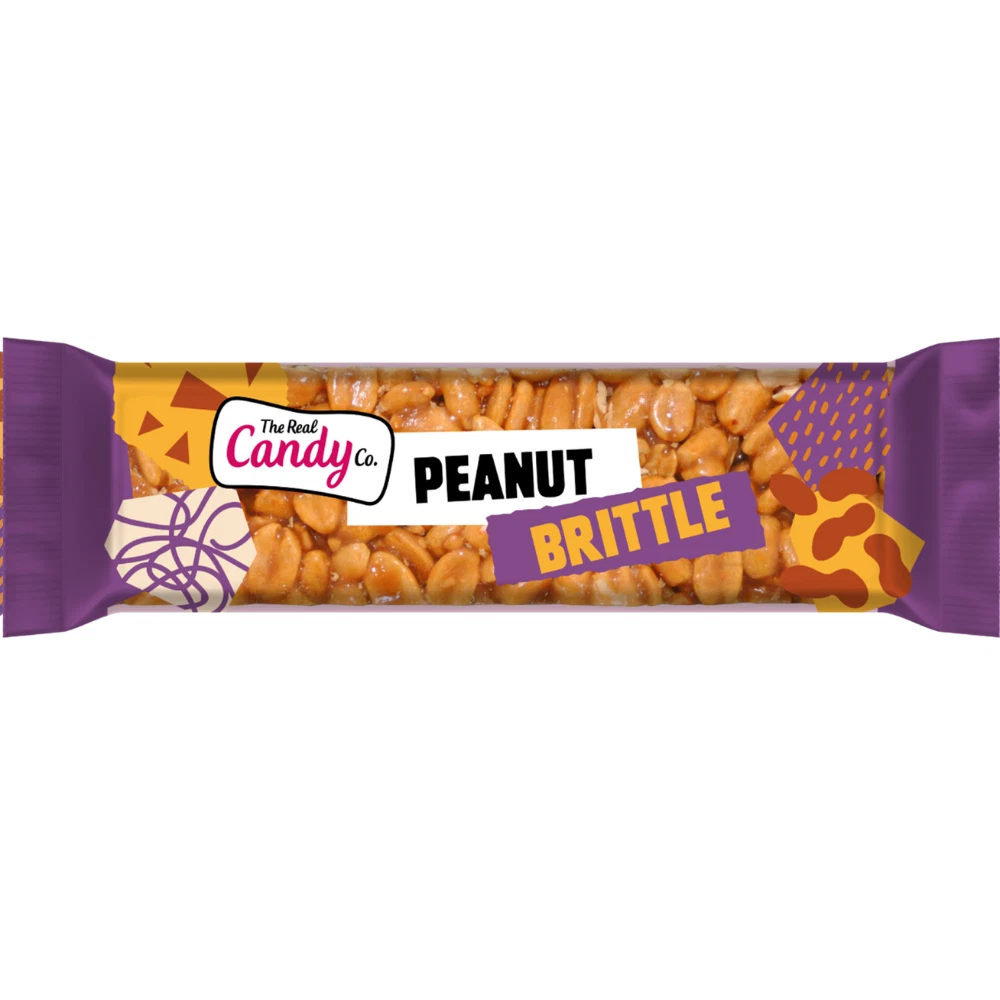 [41434] The Real Candy Co. Peanut Brittle Bar 100g