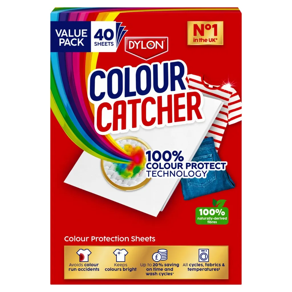 [49057] Dylon Colour Catcher Laundry Max Protect 40 Pack