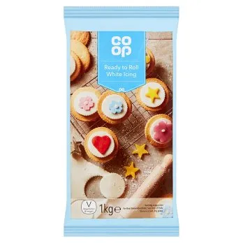 Co-op Ready To Roll White Icing 1kg