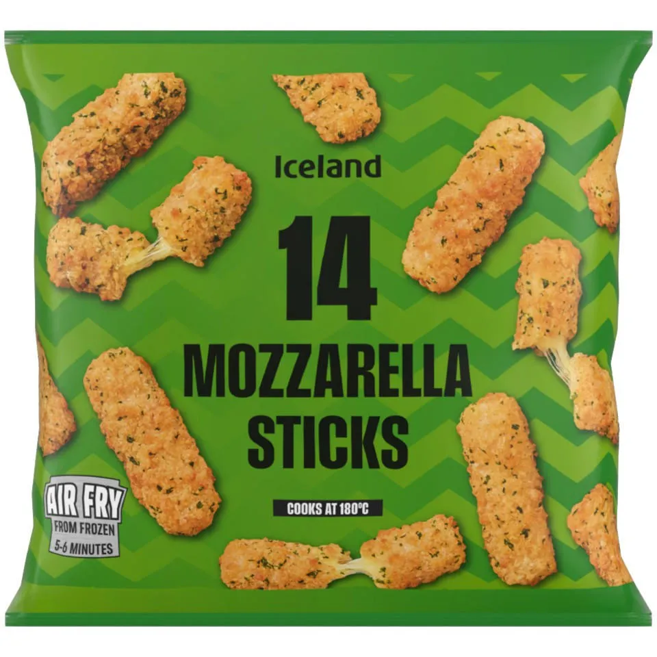 Iceland 14 Mozzarella Sticks 210g
