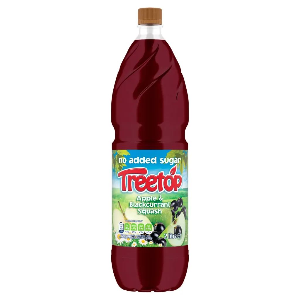 [714604] Treetop NAS Apple & Blackcurrant Squash 2L