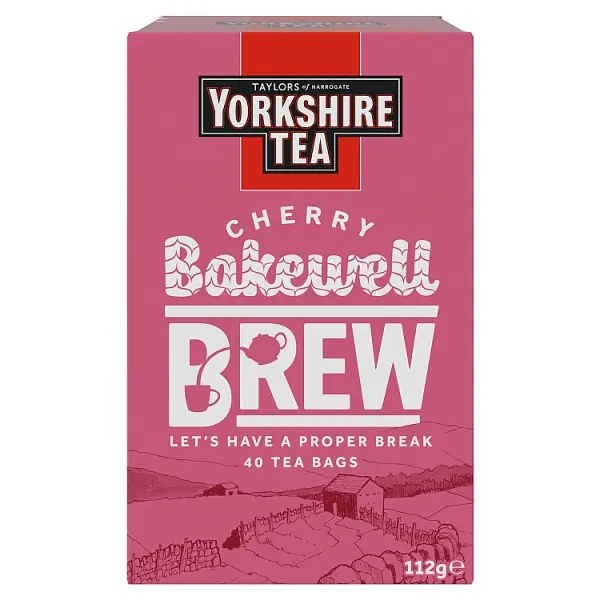 Yorkshire Tea Cherry Bakewell Brew 40 Teabags