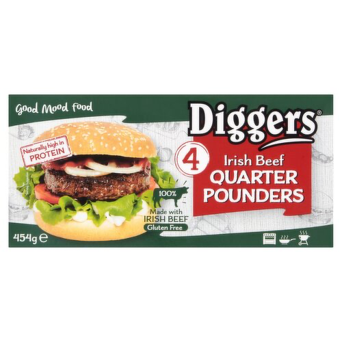 Diggers 4 Quarter Pounders 454g