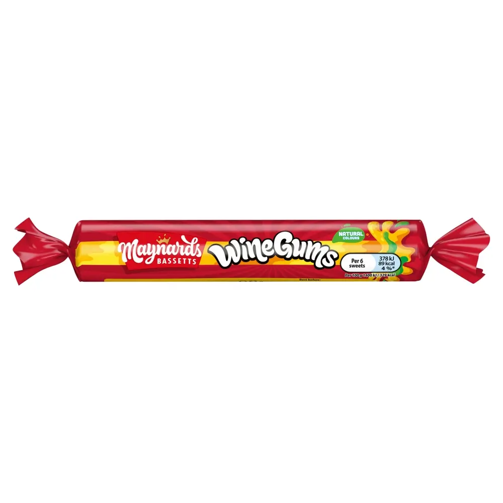 Maynards Bassetts Wine Gums Roll 52g