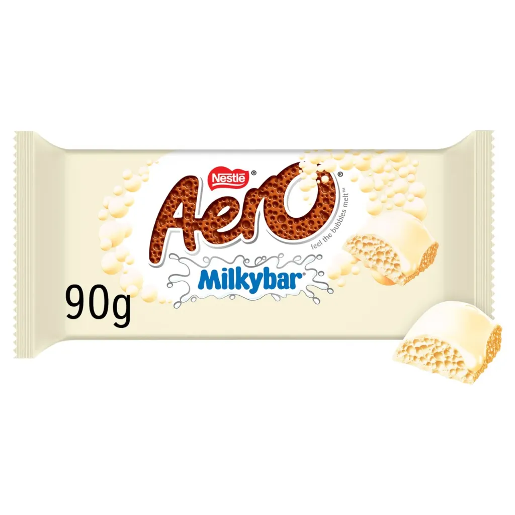 [49271] Aero Milkybar Block 90g