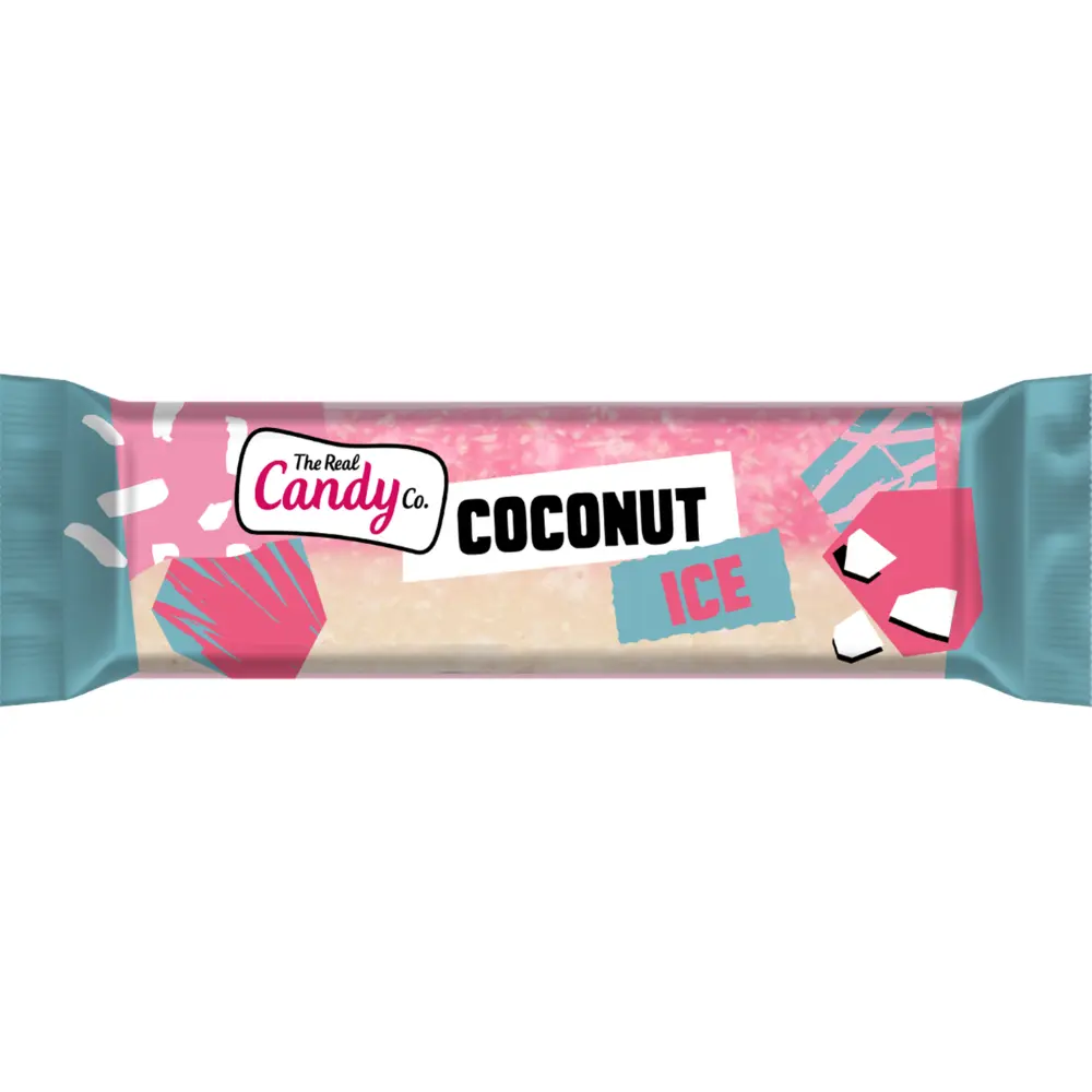 [49369] The Real Candy Co. Coconut Ice Bar 130g
