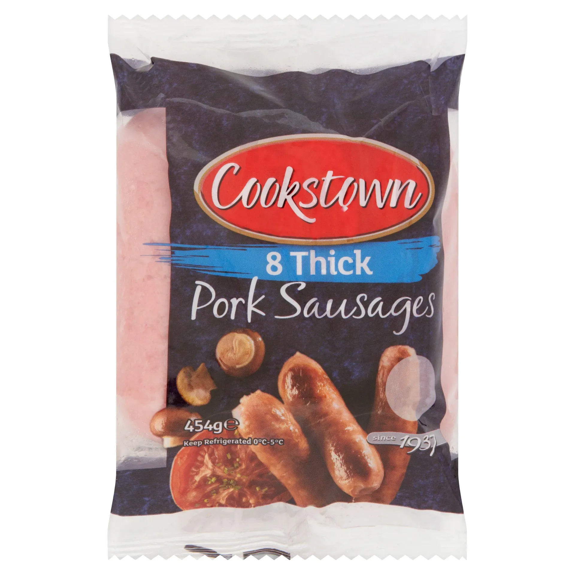 Cookstown 8 Thick Pork Sausages 454g