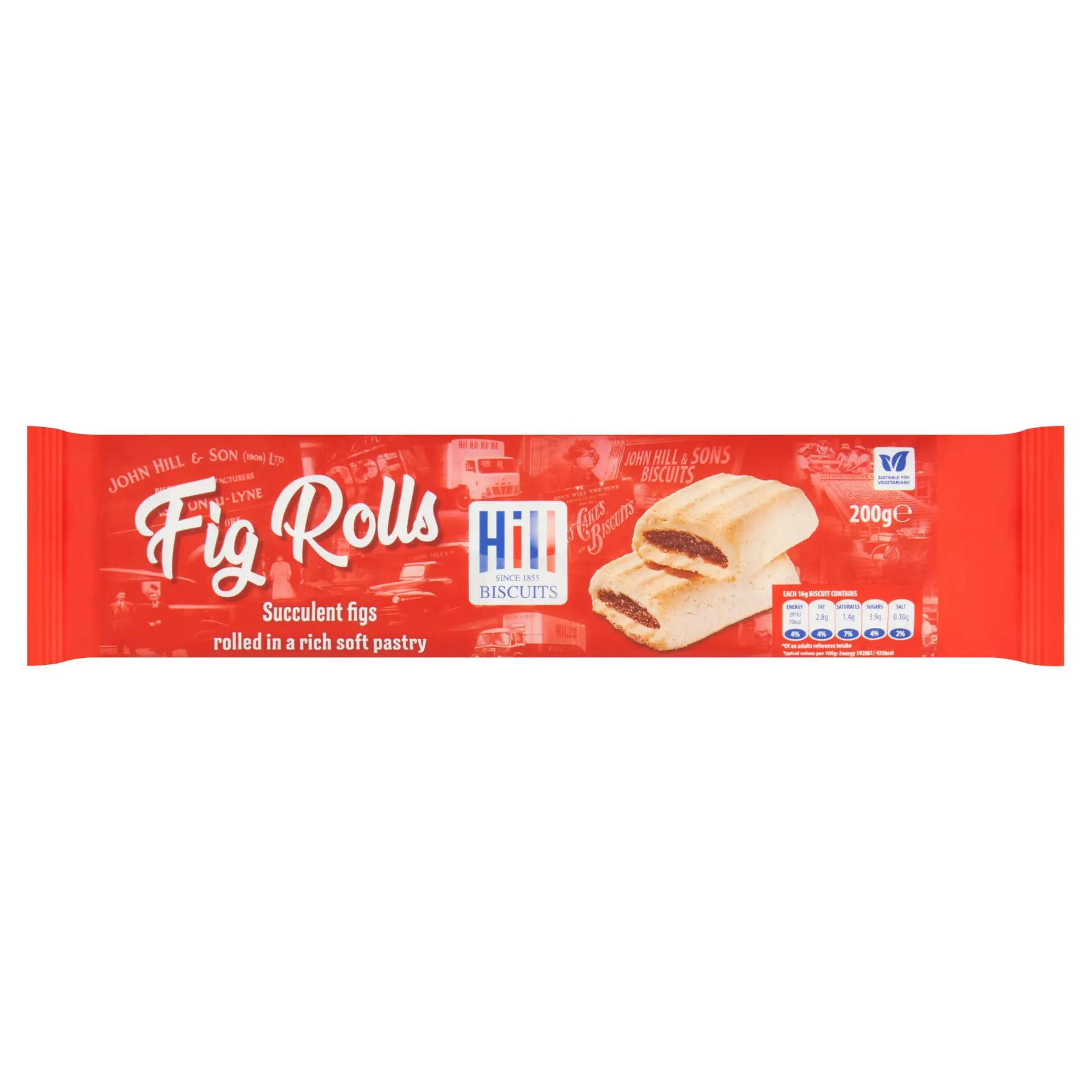 [105456] Hill Biscuits Fig Rolls 200g