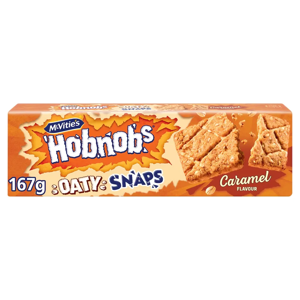 [106589] McVities Hobnobs Oaty Snaps Caramel 167g