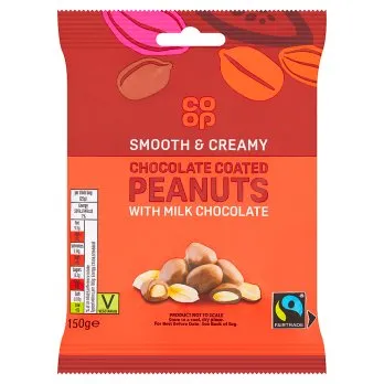 Co-op Chocolate Coated Peanuts 150g