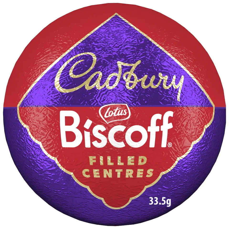 [185256] Cadbury Lotus Biscoff Filled Centres 33.5g